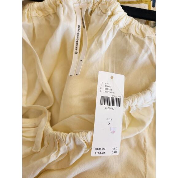 NWD By Anthropologie Embroidered Maxi Dress Size S Ivory #9E419 - Picture 14 of 16